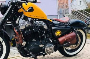 Sacoche Myleatherbikes Harley Sportster_30
